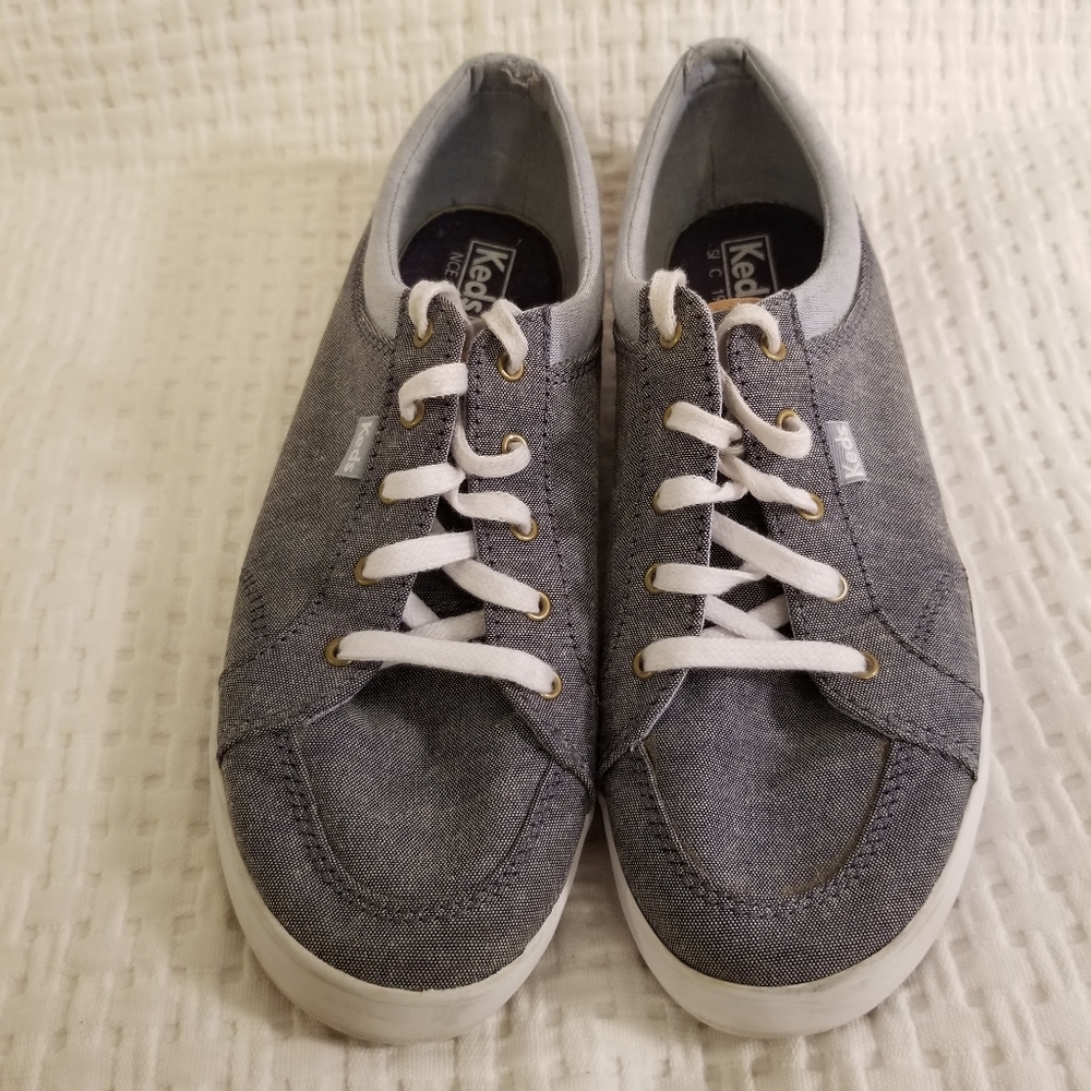 Keds Denim Wash Memory Foam Sneakers